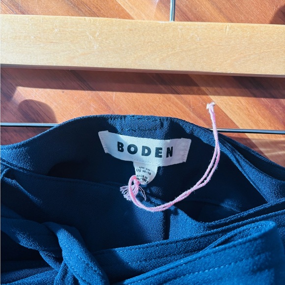 Boden Melina Navy Paperbag Waist Pants Tie Belt | Size 16/18 Plus | NWT Cord - Picture 7 of 8